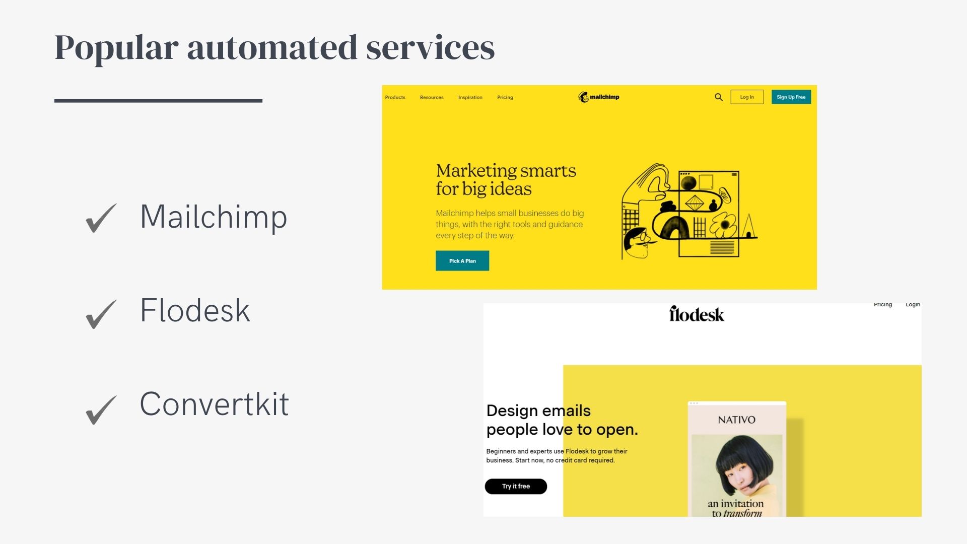 graphic for email providers