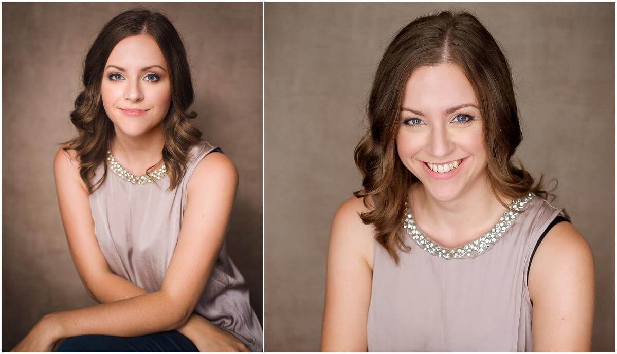 lovely smile on promotional headshot