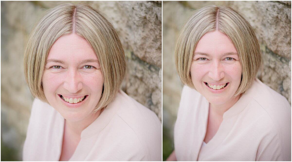 smiling close up mature woman branding photos